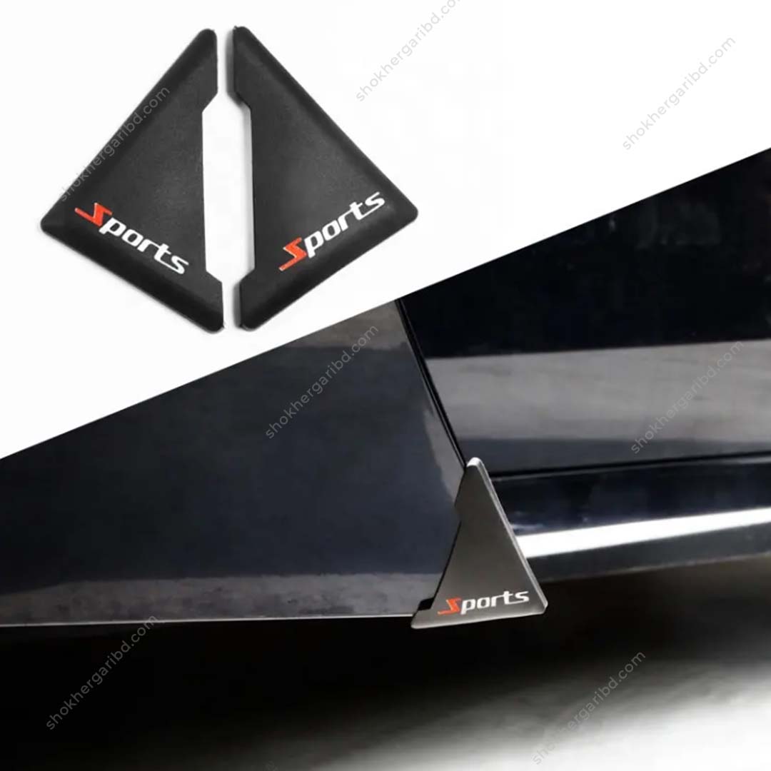 Car Door Corner Protector Black  2pcs image 1