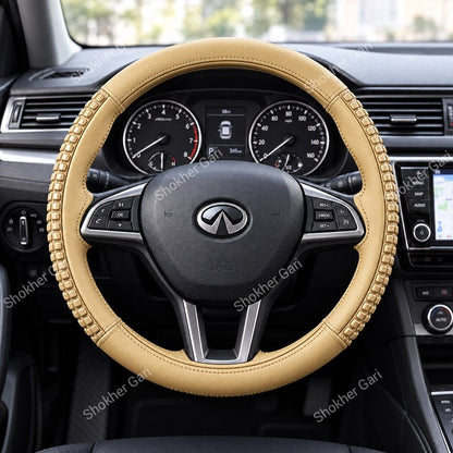 1pcs Glossy Button style Steering Wheel Cover
