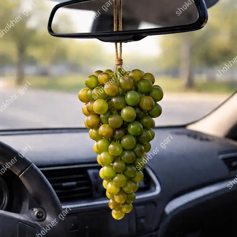 Car Hanging Artificial Round Plastic Grapes Fruit