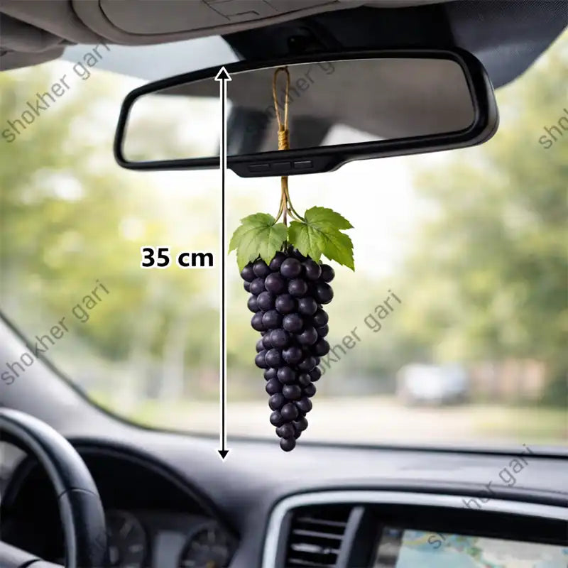 Car Hanging Artificial Round Plastic Grapes Fruit