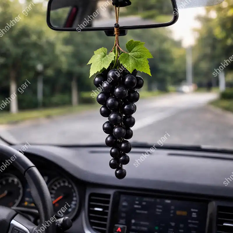 Car Hanging Artificial Round Plastic Grapes Fruit