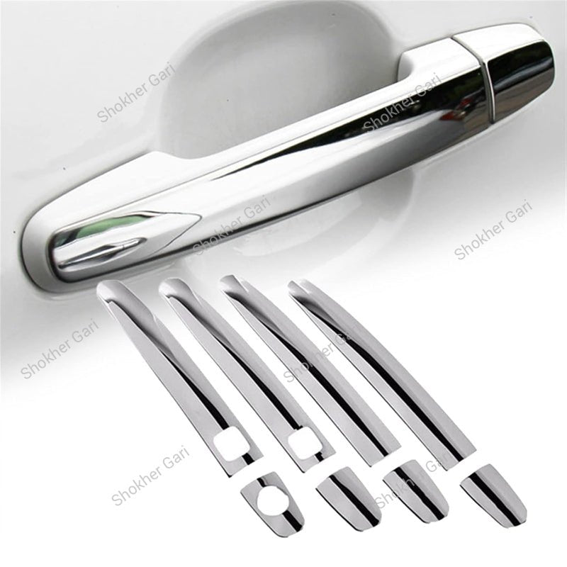 M/Y/P Chrome Car Door Handle ABS Cover 4 pieces