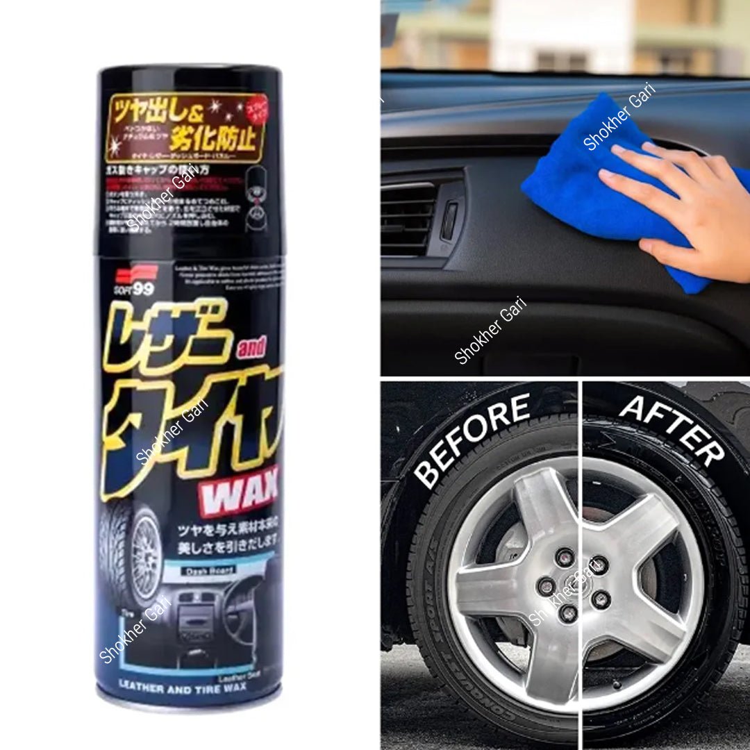 Soft99  Car Leather And Tire WAX