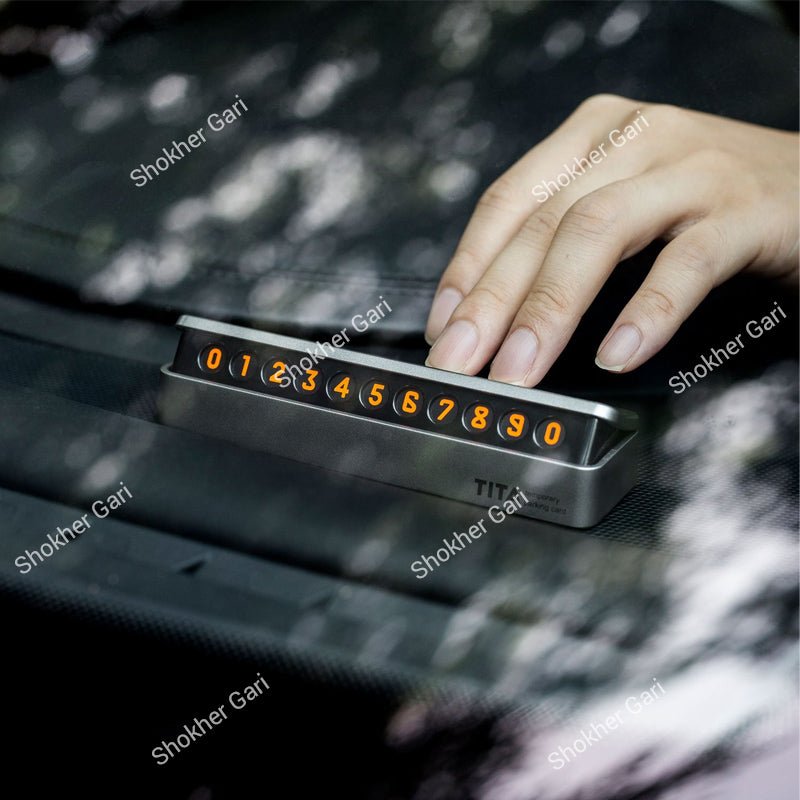 Tita Temporary Parking Sign Mobile Number
