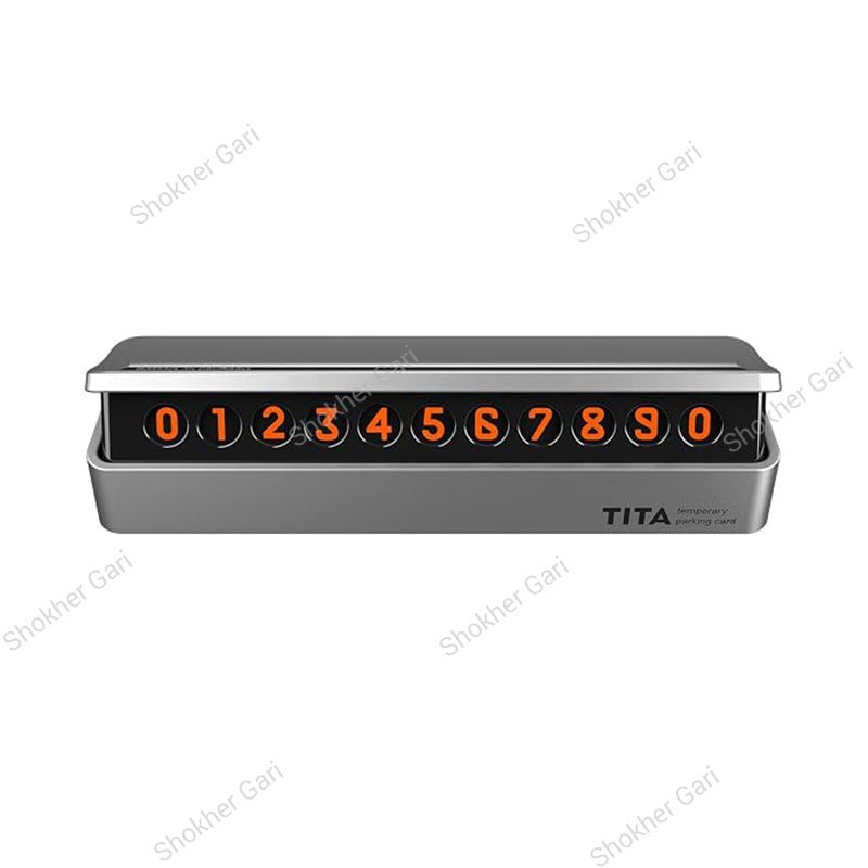 Tita Temporary Parking Sign Mobile Number