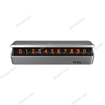 Tita Temporary Parking Sign Mobile Number