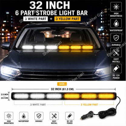 Car Dashboard Big Police Light 1pcs
