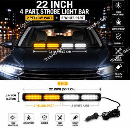 Car Dashboard Big Police Light 1pcs