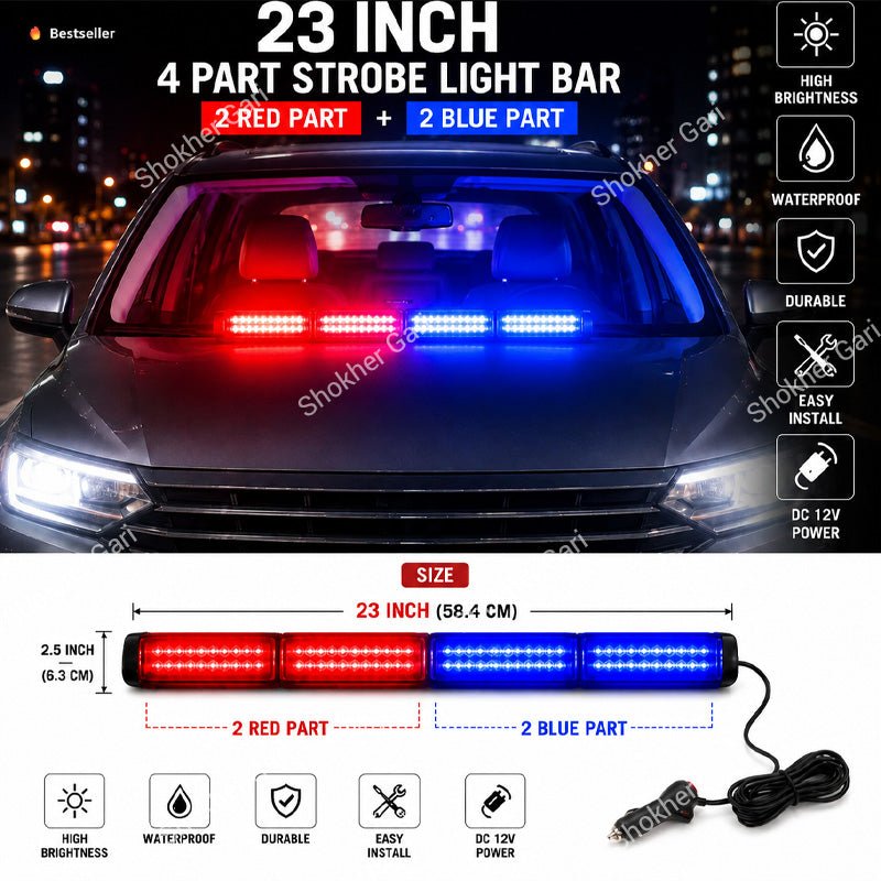 Car Dashboard Big Police Light 1pcs