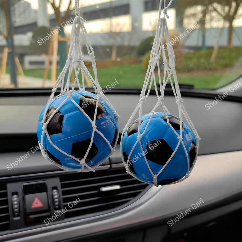 Car Football Hanging Dice with Air Freshener