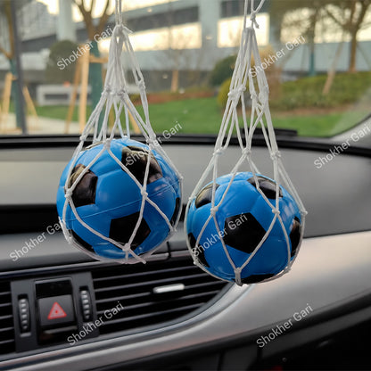 Car Football Hanging Dice with Air Freshener