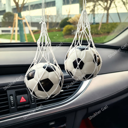 Car Football Hanging Dice with Air Freshener