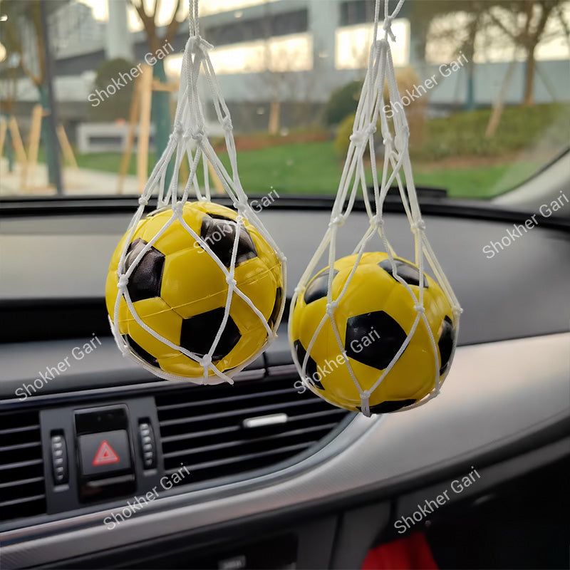 Car Football Hanging Dice with Air Freshener
