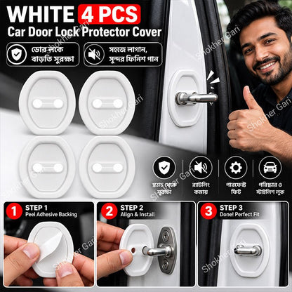 M/Y 4 pcs set Car Door Lock Protector Cover for Sound