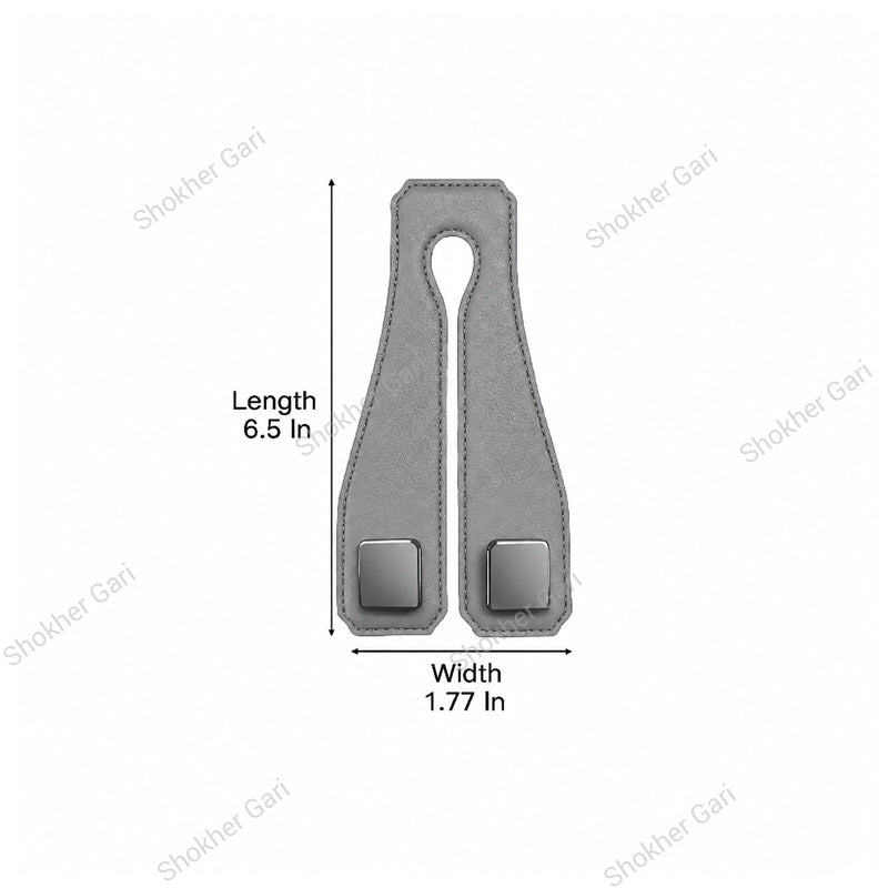 1Pcs Portable Car Seat Hooks Pu Leather &amp; Metal