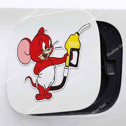 1Pcs Car Fuel Tank Sticker