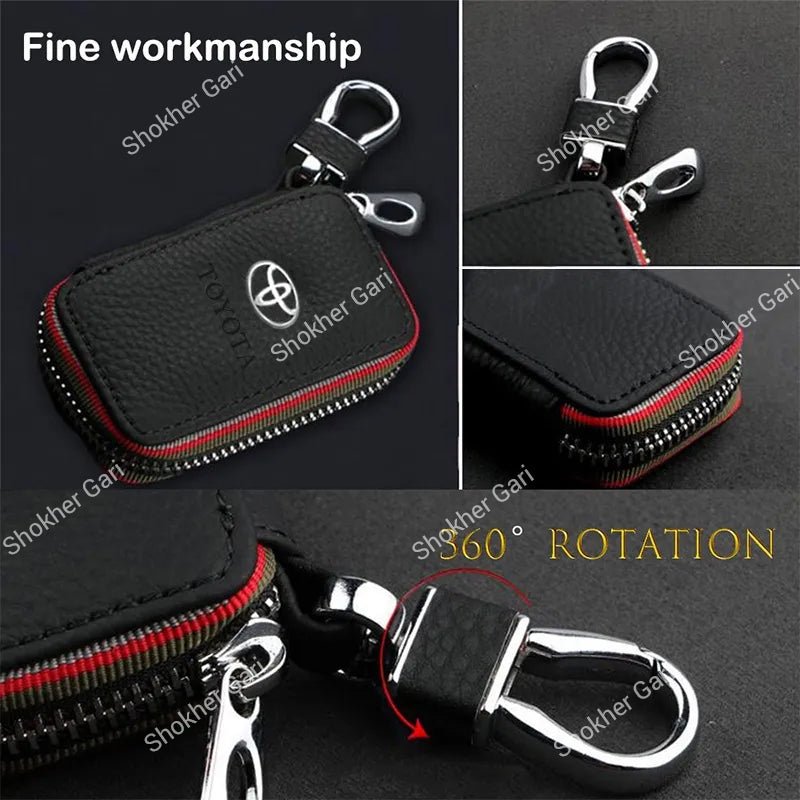Car Middle Logo Style Pu leather remote cover