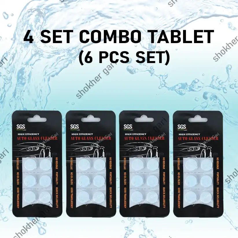 4 Set 6 pcs Set Combo Car Windshied Washer Washing Tablet
