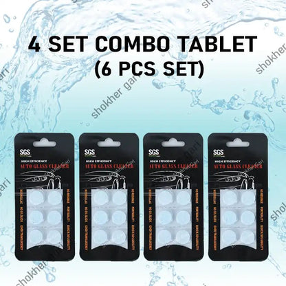4 Set 6 pcs Set Combo Car Windshied Washer Washing Tablet
