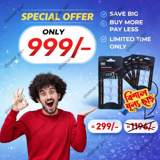 4 Set 6 pcs Set Combo Car Windshied Washer Washing Tablet