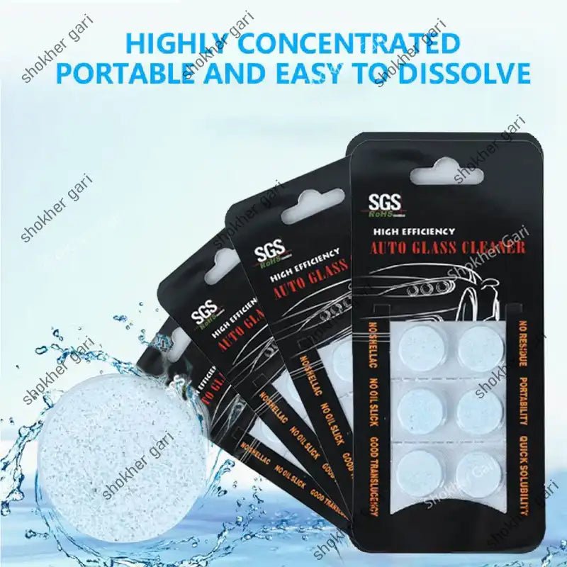 4 Set 6 pcs Set Combo Car Windshied Washer Washing Tablet