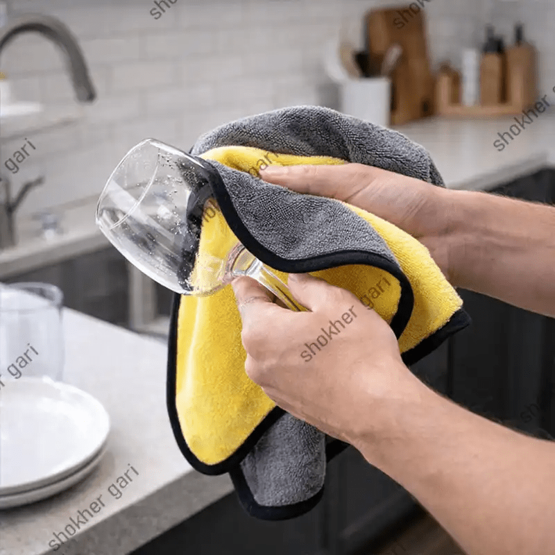 4 pcs Set Combo (40*60 cm) Car Cleaning Soft MicroFiber Towel