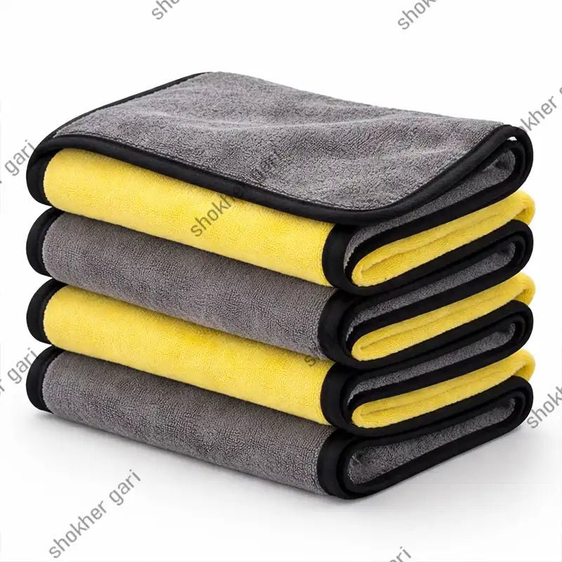4 pcs Set Combo (40*60 cm) Car Cleaning Soft MicroFiber Towel