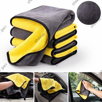 4 pcs Set Combo (40*60 cm) Car Cleaning Soft MicroFiber Towel