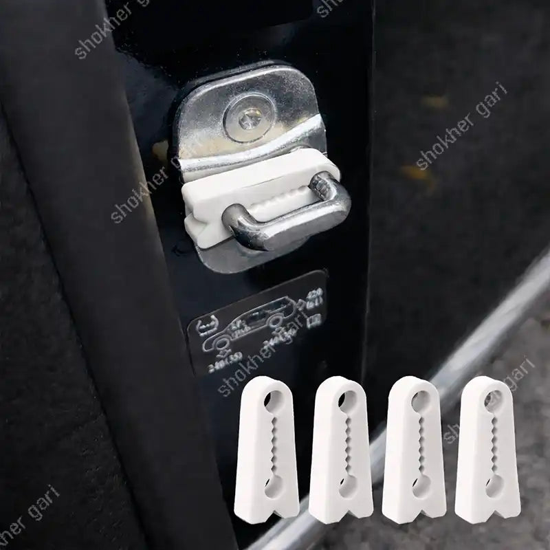 4pcs Dumper Car Door Lock Pad Rubber
