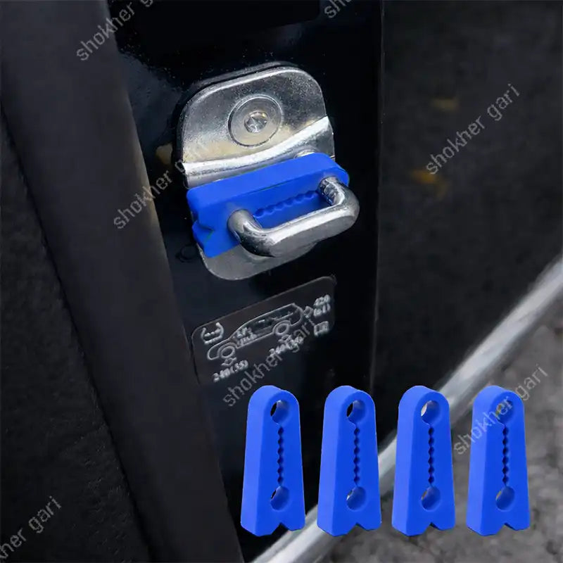 4pcs Dumper Car Door Lock Pad Rubber