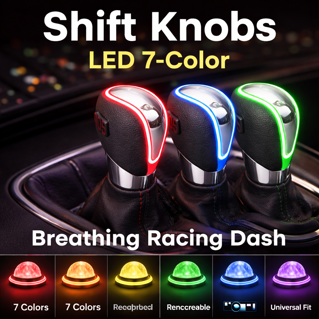 Car Ambient LED Crystal Gear Shift Knob