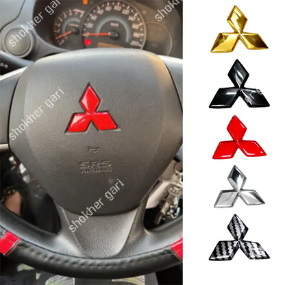 1 Pcs Mitsubishi Steering Wheel logo