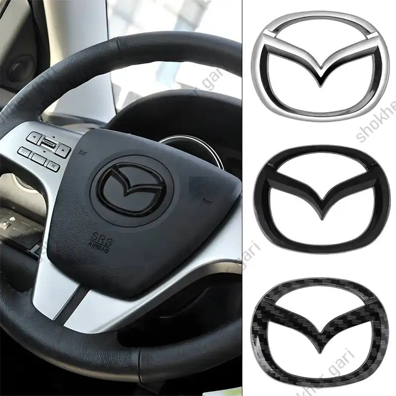 1 Pcs Mazda Steering Wheel logo