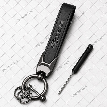 Car key and Remote Toyota zinc keyring