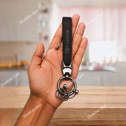Car key and Remote Toyota zinc keyring