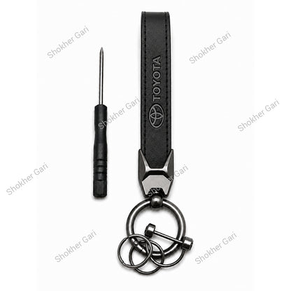 Car key and Remote Toyota zinc keyring
