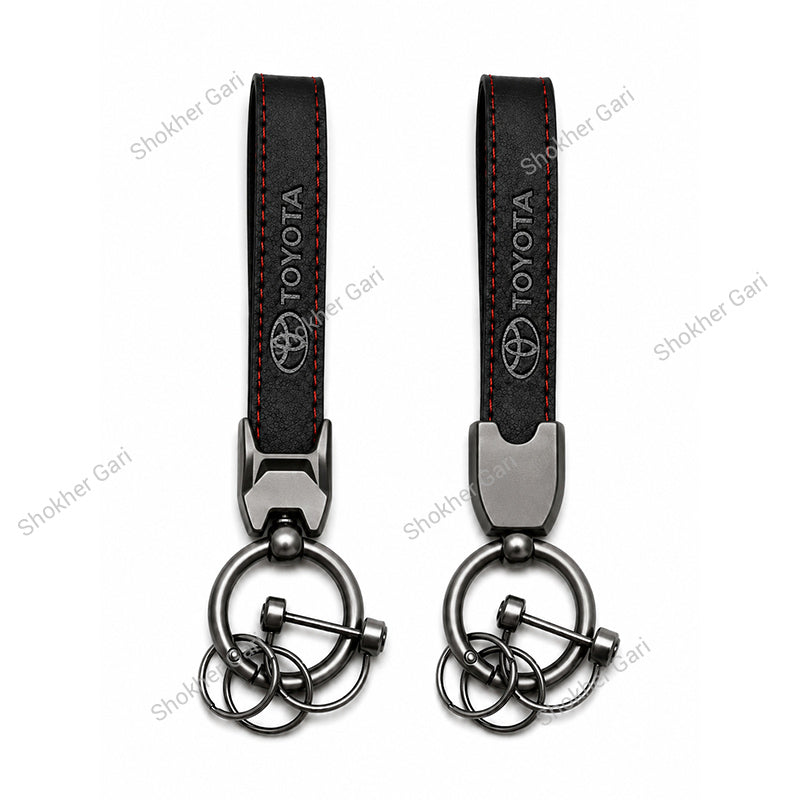 Car key and Remote Toyota zinc keyring