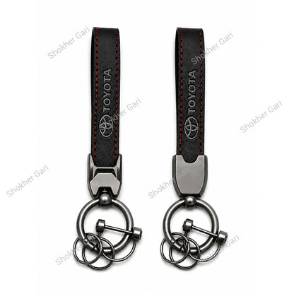 Car key and Remote Toyota zinc keyring
