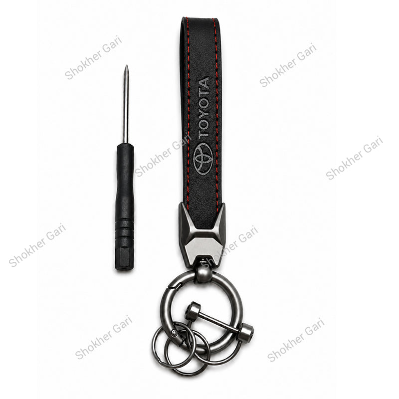 Car key and Remote Toyota zinc keyring
