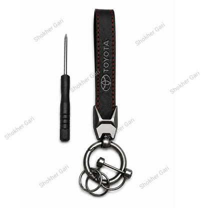 Car key and Remote Toyota zinc keyring