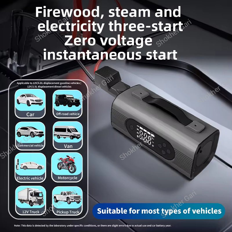 8-in-1 Car Handheld Jump starter, Car Vacuum Cleaner , Air pump.