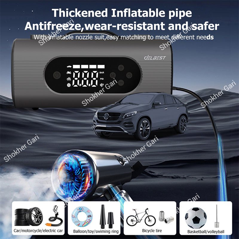 8-in-1 Car Handheld Jump starter, Car Vacuum Cleaner , Air pump.
