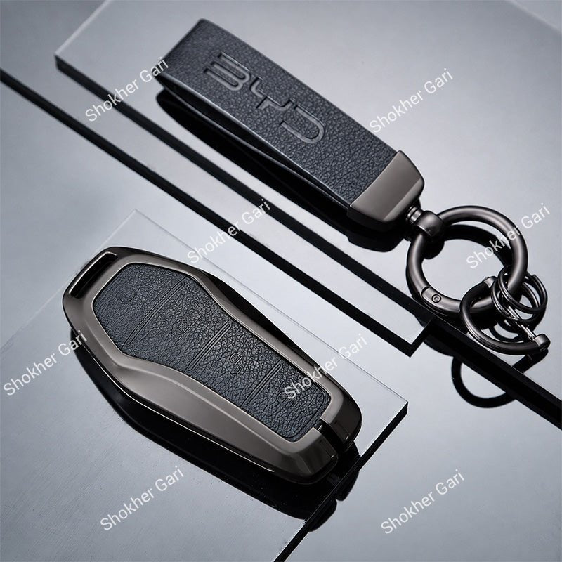 M/Y BYD 4 Fob Remote cover with keychain metal