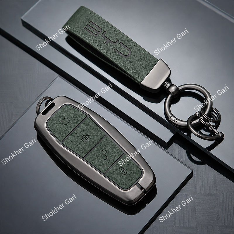 M/Y BYD 4 Fob Remote cover with keychain metal