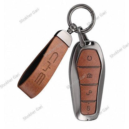 M/Y BYD 4 Fob Remote cover with keychain metal
