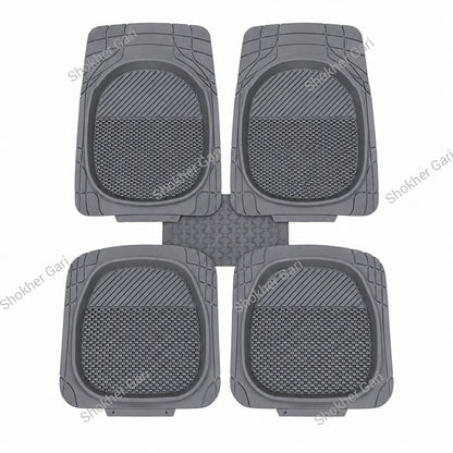 Car Check Design Universal Floor mat 5pcs set.