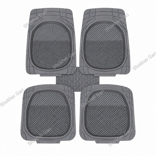Car Check Design Universal Floor mat 5pcs set.