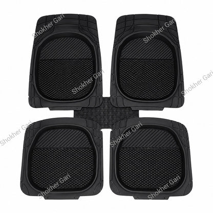 Car Check Design Universal Floor mat 5pcs set.