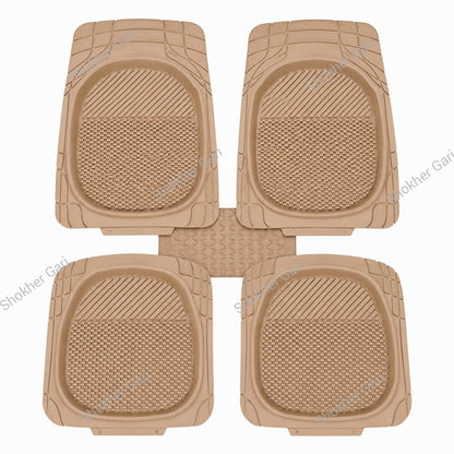 Car Check Design Universal Floor mat 5pcs set.