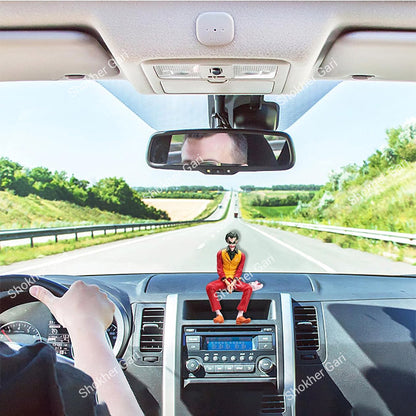 Red Joker Car For Dashboard Showpiece And Perfume